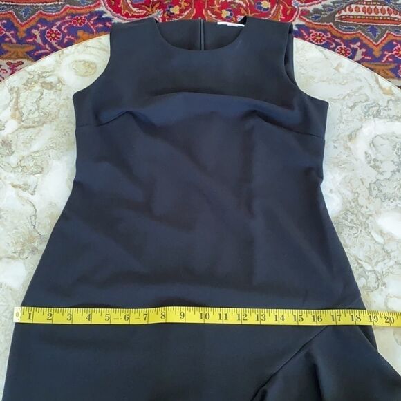 Calvin Klein LBD Sleeveless Ruffled Sheath Dress - Picture 14 of 14